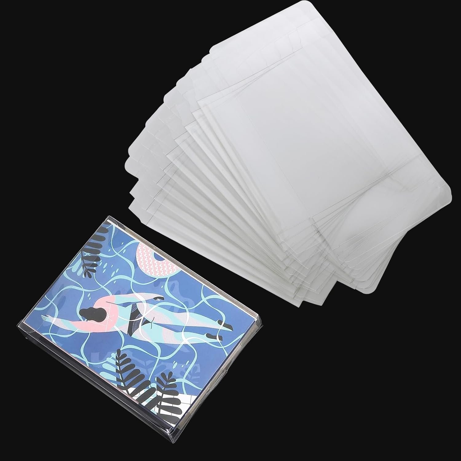 Saját Márkás Átlátszó Favor Dobozok 80 Db 5 x 4 x 1.2 Hüvelyk Téglalap PVC Keksz Ajándékdoboz Egyedi Logóval Édesség Cukorka Csomagoláshoz Esküvő Parti Valentin Halloween Karácsony Gyártó