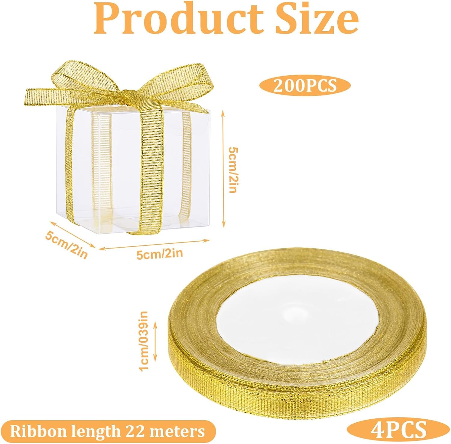 Egyedi Logós 200 db Átlátszó Szalaggal Mini Kocka Favor Dobozok 5x5x5 cm Saját Márkás Műanyag Cukorkatartók Macaron Esküvő Babazuhany Születésnap Party Favorokhoz Gyártótól