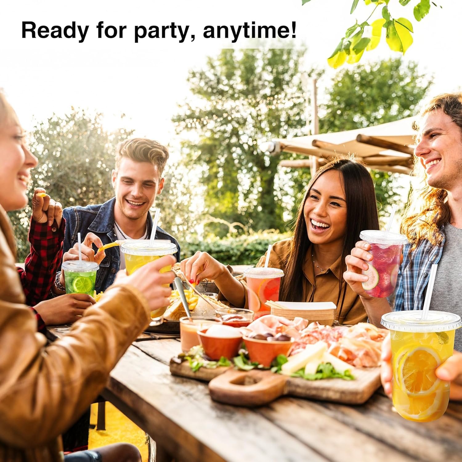 Saját Márkás 16 oz Átlátszó Műanyag Poharak Tetővel Szívószállal Egyedi Logóval Jégkávé Hideg Ital Smoothie Kávézó Elvitel Parti Karácsony 100 Szett Gyártótól