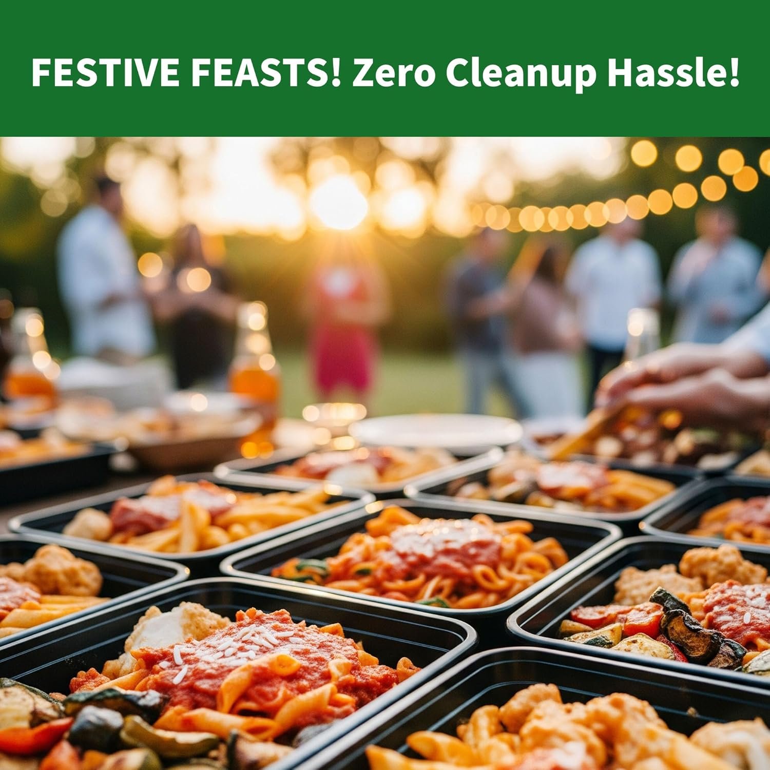 Saját Márkás Ételelőkészítő Konténerek Egyedi Logóval 50 Csomag 12oz (100 Db) Egyszerhasználatos Elviteli Étel Tárolók Szivárgásmentes Tetővel Újrahasználható Műanyag Ebéd Dobozok BPA-Mentes Mikro-/Mosogatógép-/Fagyasztó-Biztonságos Gyártótól