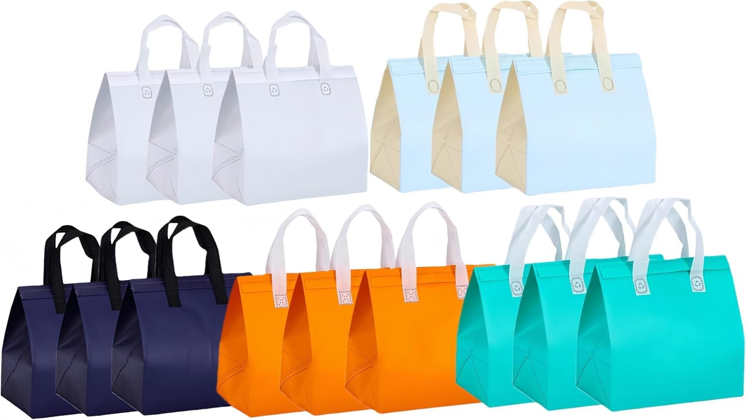 Egyedi Logós 15 db Extra Nagy 30 x 30 x 20 cm Hőszigetelt Elvitelre Szánt Táska Saját Márkás Pizza Kávé Tej Forró Hideg Étel Kiszállítás Catering Étterem Piknik Többszínű Gyártó