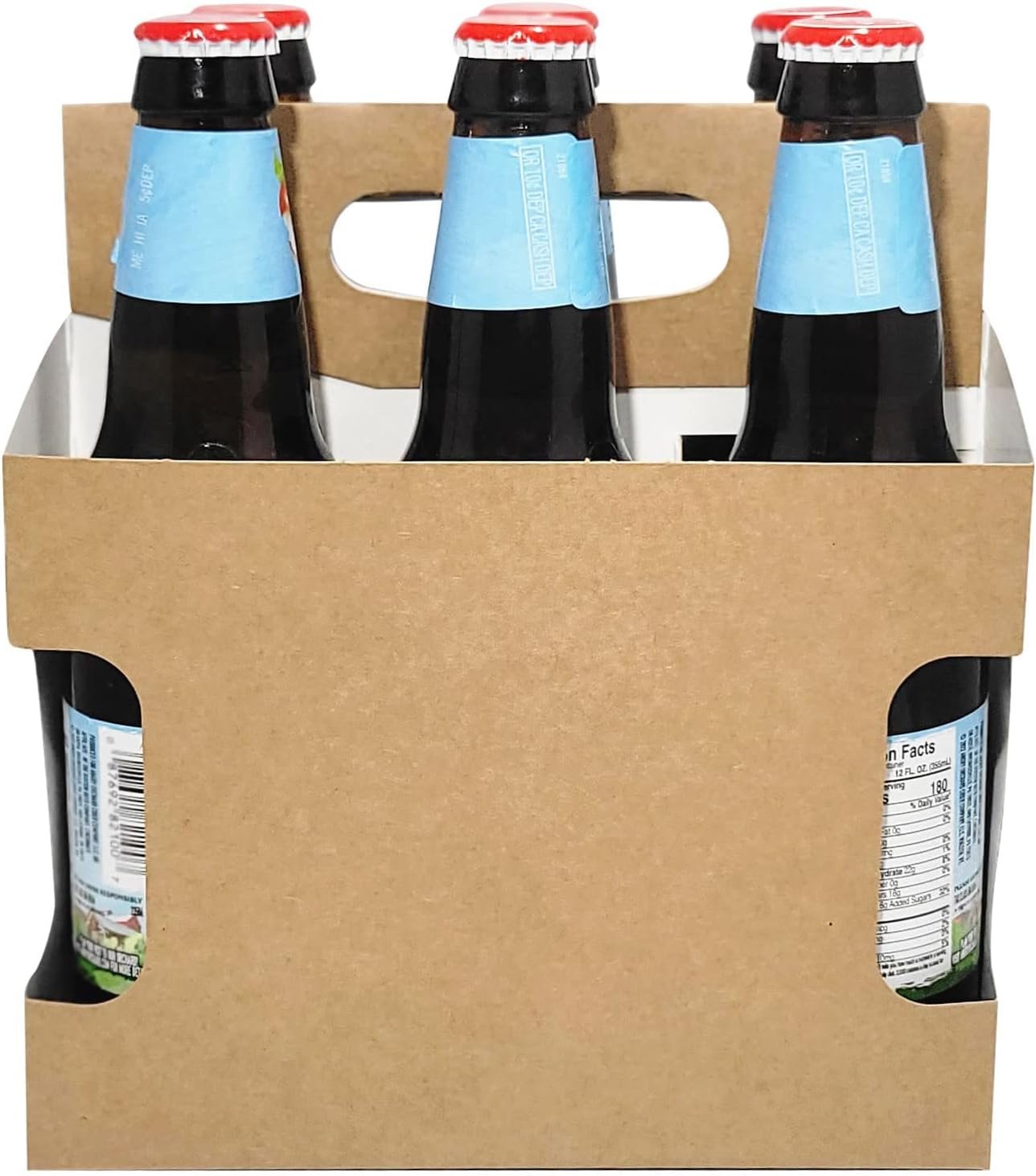 Egyedi logóval saját márkás 6 db-os kraft karton palackhordozó 50 db 6×12 oz üveghez megbízható Gyártótól Egyedi logóval saját márkás 6 db-os kraft karton palackhordozó 50 db 6×12 oz üveghez megbízható Gyártótól
