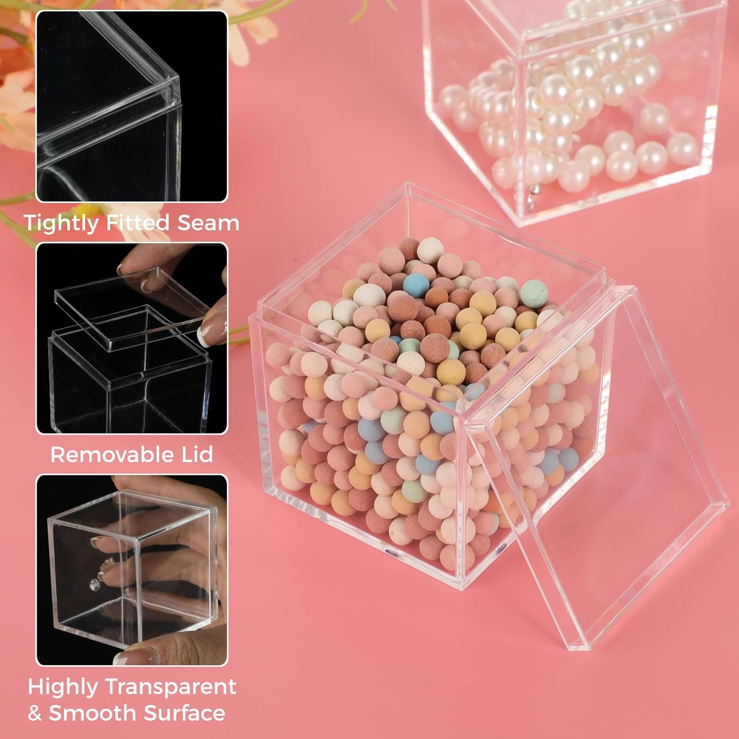 Saját Márkás 40 db Átlátszó Kis Négyzet Akril Dobozok Egyedi Logóval 5,6 x 5,6 x 5,6 cm Fedéllel Cukorka Pirula Fülbevaló Ékszer Gyöngyök Tárgyaknak Gyártótól Saját Márkás 40 db Átlátszó Kis Négyzet Akril Dobozok Egyedi Logóval 5,6 x 5,6 x 5,6 cm Fedéllel Cukorka Pirula Fülbevaló Ékszer Gyöngyök Tárgyaknak Gyártótól