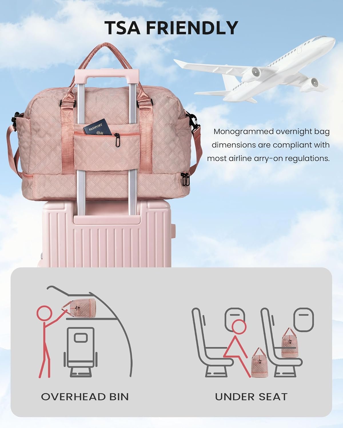 Egyedi Logós Monogrammos Duffel Táska Cipőtartóval Lányoknak Tiniknek Hétvégi Táska Sminktokkal Saját Márkás Utazótáska Nővér Ajándék Beszállító (M Betű) Egyedi Logós Monogrammos Duffel Táska Cipőtartóval Lányoknak Tiniknek Hétvégi Táska Sminktokkal Saját Márkás Utazótáska Nővér Ajándék Beszállító (M Betű)