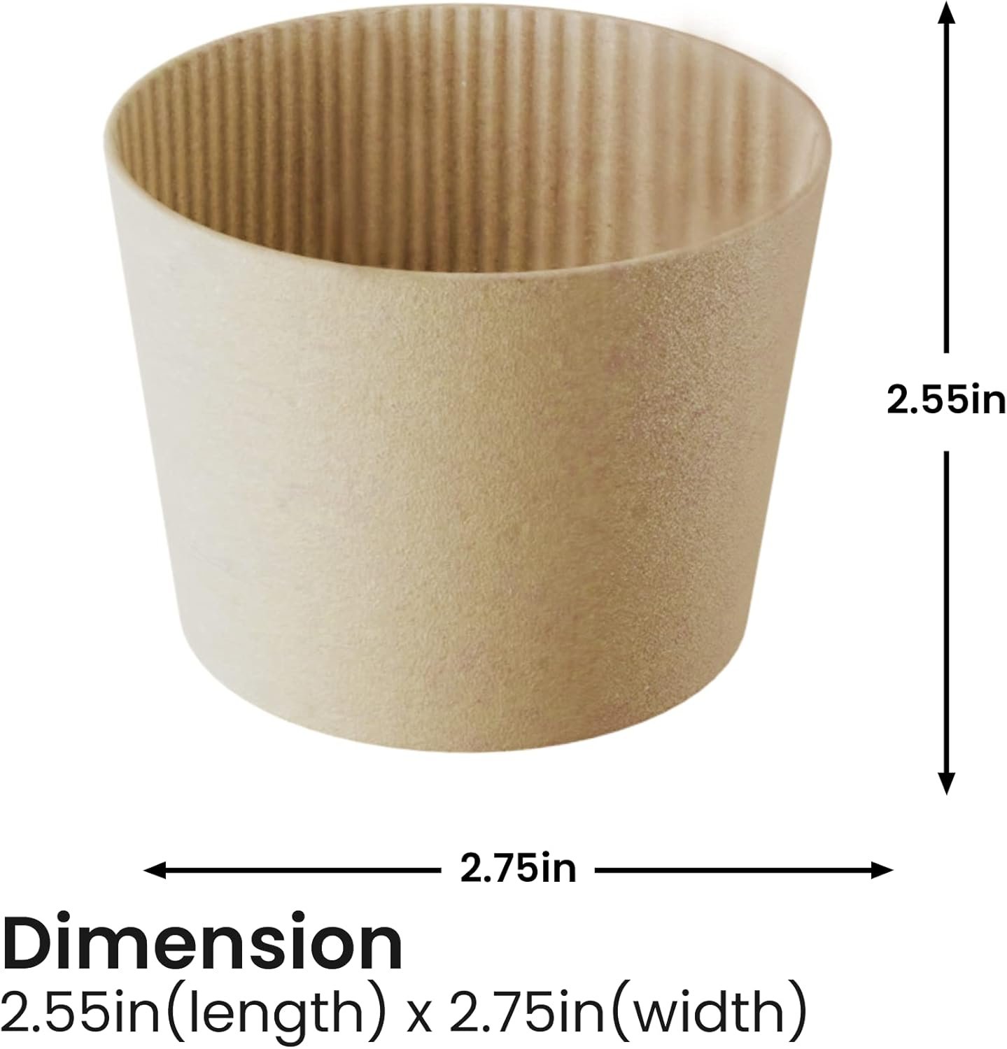Saját Márkás Hullámos Barna Kraft Kávépohár Hüvelyek 900 Db 12oz 16oz 20oz 22oz 24oz Poharakhoz Egyedi Logóval Újrahasznosítható Egyszer Használatos Forró Italok Kávézók Irodák Számára Megbízható Gyártótól