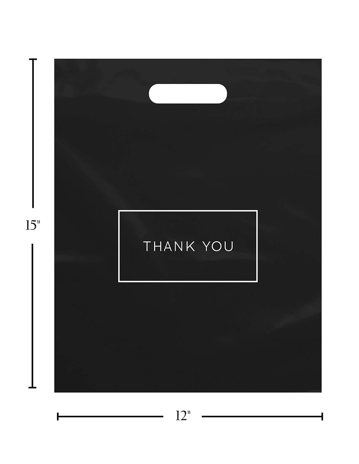Saját márkás lila die-cut műanyag bevásárlótáskák egyedi logóval 12