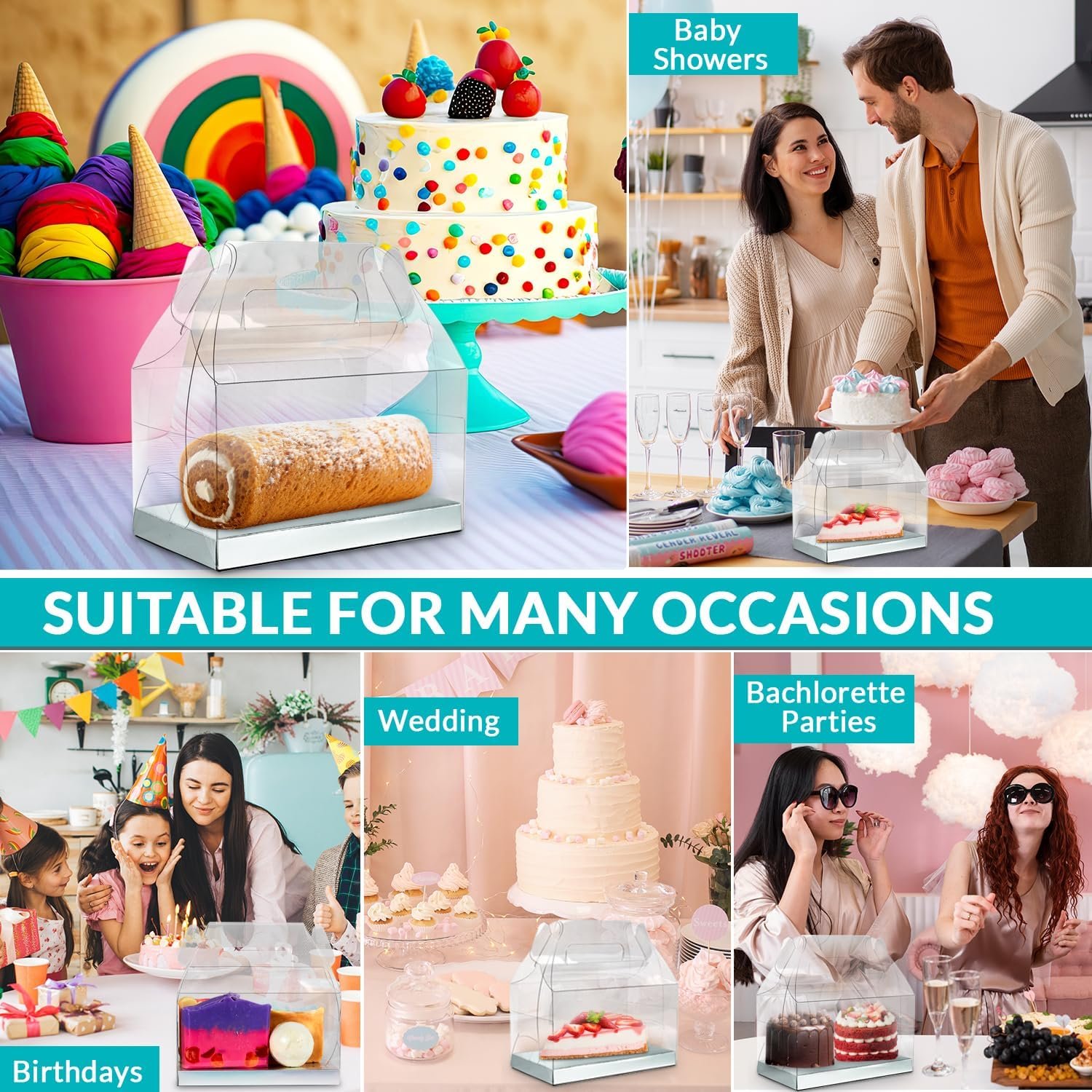 Saját Márkás 20 db Átlátszó Ezüst Kartonos Tetős Süteménydoboz Egyedi Logóval (16x9x9 cm) Keksz Cupcake Desszert Favor Csomagolás Gyártótól Esküvő Születésnap Babaváró Saját Márkás 20 db Átlátszó Ezüst Kartonos Tetős Süteménydoboz Egyedi Logóval (16x9x9 cm) Keksz Cupcake Desszert Favor Csomagolás Gyártótól Esküvő Születésnap Babaváró