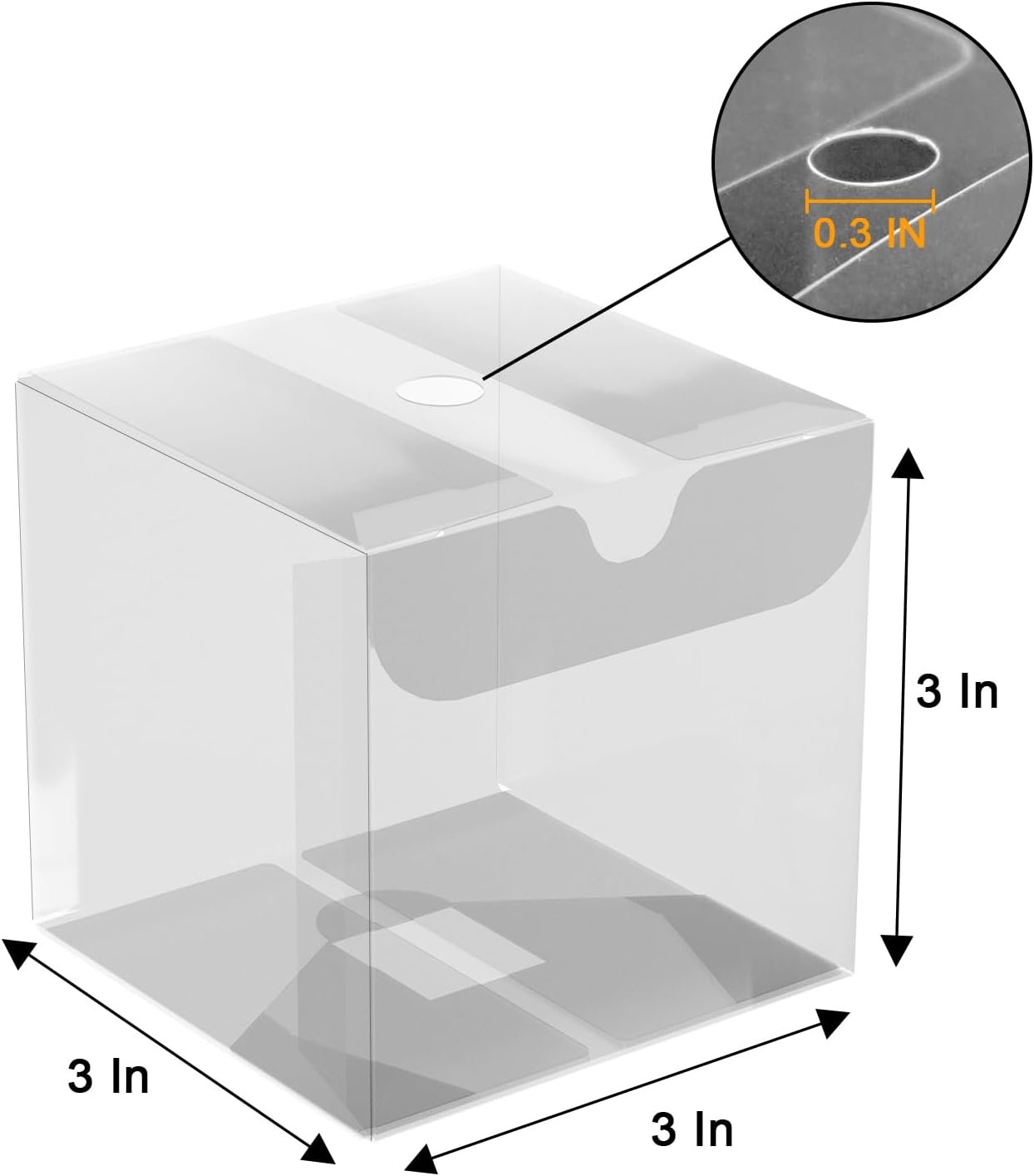 Saját Márkás Átlátszó Favor Dobozok 50 db 3x3x3 Inch Csokoládé Bomba Cupcake Macaron Ajándék Egyedi Logóval Születésnap Esküvő Party Gyártó