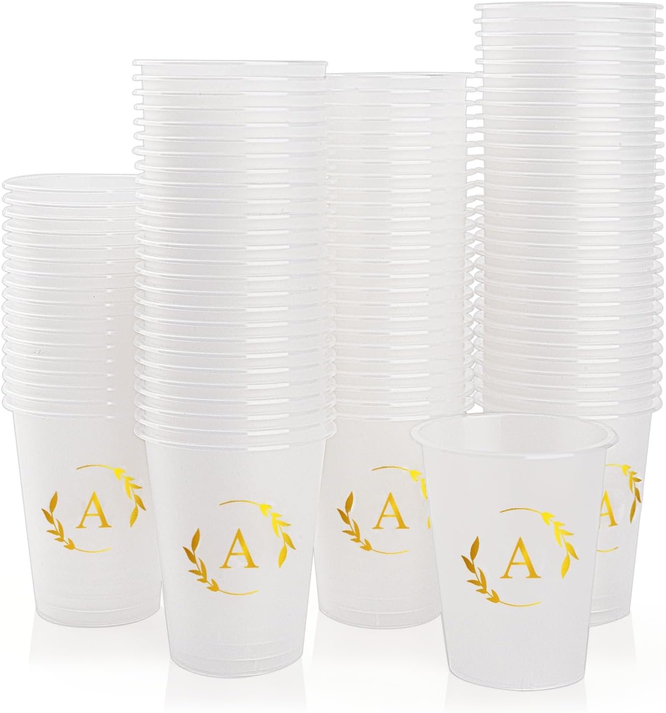 Saját Márkás 100 db Egyedi Logóval Monogrammos Eldobható Műanyag Poharak 12 oz Kezdőbetűs A Betű Esküvői Babazsúr Születésnapi Beszállító Saját Márkás 100 db Egyedi Logóval Monogrammos Eldobható Műanyag Poharak 12 oz Kezdőbetűs A Betű Esküvői Babazsúr Születésnapi Beszállító