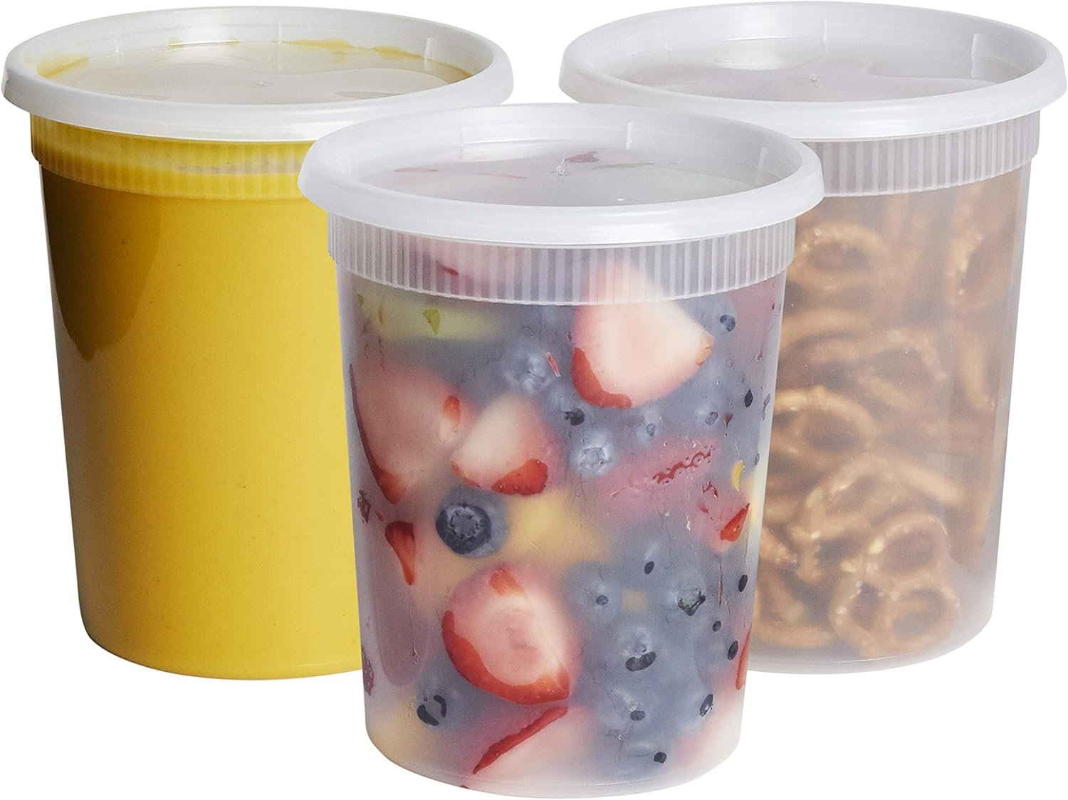 Saját Márkás 32 oz - 24 db műanyag deli konténerek légzáró tetővel Egyedi Logóval egyszer használatos ételtárolók levesekhez pörköltekhez és ételelőkészítéshez megbízható Gyártótól