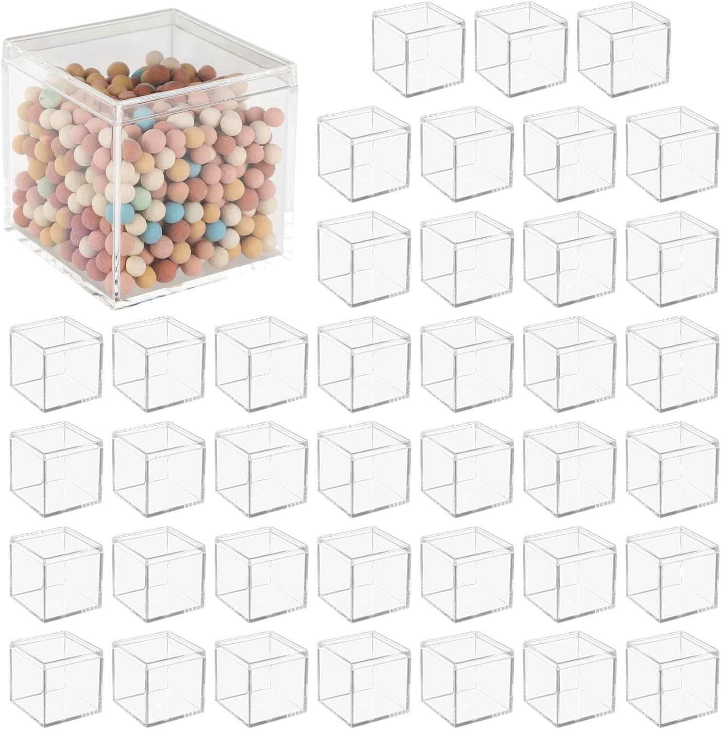 Saját Márkás 40 db Átlátszó Kis Négyzet Akril Dobozok Egyedi Logóval 5,6 x 5,6 x 5,6 cm Fedéllel Cukorka Pirula Fülbevaló Ékszer Gyöngyök Tárgyaknak Gyártótól Saját Márkás 40 db Átlátszó Kis Négyzet Akril Dobozok Egyedi Logóval 5,6 x 5,6 x 5,6 cm Fedéllel Cukorka Pirula Fülbevaló Ékszer Gyöngyök Tárgyaknak Gyártótól