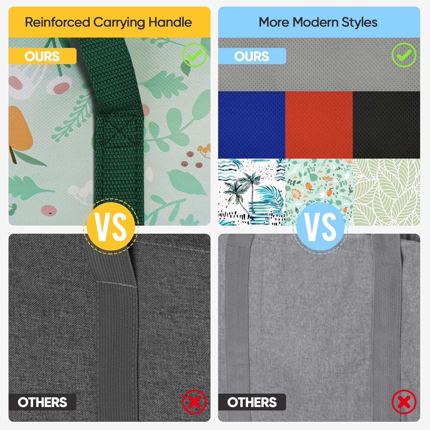 Saját Márkás 2 Db Hőszigetelt Újrahasznosítható Bevásárlótáska Egyedi Logós Összecsukható Hűtőtáska Élelmiszerekhez Nagy Strapabíró Gyártó (16''x9''x13'')